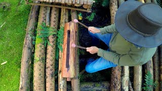 krin  african log drum in the somerset woods [upl. by Noira574]