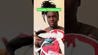 DHgate Unboxing sneakers dhgatedunks dhgateunboxing motivation shopify sneakerhead shorts [upl. by Azeret]