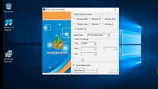 How to install windows10 driver 80mm printer USB port [upl. by Drolyag]