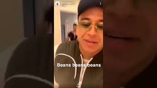 Manchester United player jesse lingard funny video beans beans beans [upl. by Alvarez]