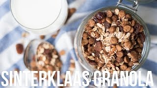 RECEPT Sinterklaas granola  OhMyFoodness [upl. by Yoc704]