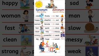 Synonyms and Antonyms with images [upl. by Adrianna]