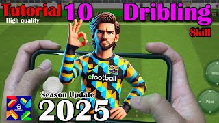 efootball 2025 Mobile  Tutorial 10 Dribbling Skills Classic Control efootball2025 efootball [upl. by Rodmun]