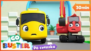 🚗En väldigt blåsig dag  var är leksaksbilen  Go Buster Svenska  tecknade filmer för barn🚗 [upl. by Sunny790]