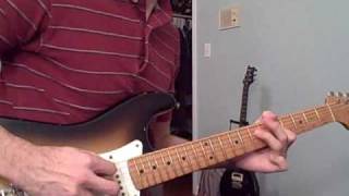 quotComfortably Numbquot Solo  w Backing Track  56 Relic Strat [upl. by Andras]