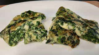 OMELETTE SPINACI E FORMAGGIO FILANTE buonissimo e super filante [upl. by Iam]