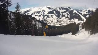 Saalbach  Piste 1 Nordabfahrt [upl. by Yenot]