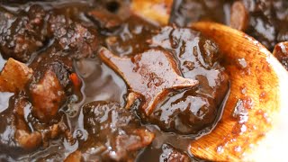 THE BEST JAMAICAN OXTAIL RECIPE  easy stovetop method w extra oxtail gravy  The Seasoned Skillet [upl. by Amliw]