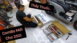 SH350i Độ Sương Sương Combo Độc Lạ🙃 Mới Độ Xong Là Bi Chửi Liền 😅  Linh Xe Ôm z1000 [upl. by Maro]