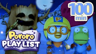 ★100min★ Pororos Mysterious Adventure  𝐏𝐥𝐚𝐲𝐥𝐢𝐬𝐭  2023 Happy Halloween  Pororo English [upl. by Idelson]