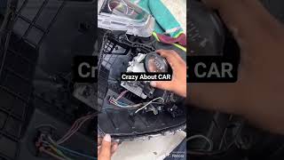 🚀Headlight Upgrade In Creta‼️short shorts shortvideo youtubeshorts trending video car creta [upl. by Anivlem]