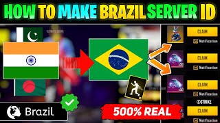 How To Make Brazil Server Account In Free Fire  Brazil Server Free Fire Id Kaise Banaye [upl. by Stephani]