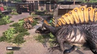 Primal Carnage Extinction  Normal Spinosaurus Rampage  PS4 [upl. by Anitsenre]