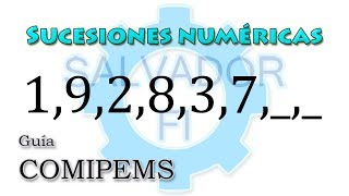 Matemáticas Guía COMIPEMS 9 Sucesiones Numéricas  Salvador FI [upl. by Daphna]