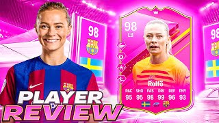 🔥98 PREMIUM FUTTIES ROLFO PLAYER REVIEW  EA FC 24 ULTIMATE TEAM [upl. by Alejandrina]