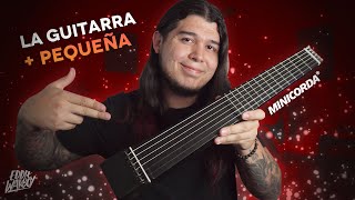 ¿LA GUITARRA MÁS PEQUEÑA DEL MUNDO Minicorda  Review En Español [upl. by Ahseki]