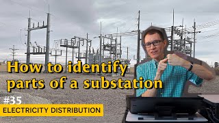 Identify equipment in a substation 35  Electricity Distribution [upl. by Adnak]