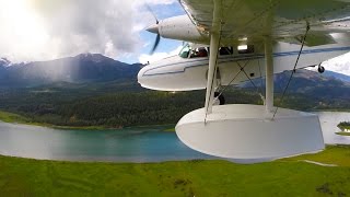 Grumman G44 Widgeon Landing In Revelstoke BC [upl. by Austine]