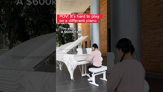 Fazioli grand vs public piano piano funny fazioli langlang classicalmusic lingling40hours [upl. by Cohby]