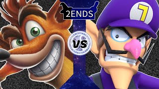 2ENDS  S0E6  Crash vs Waluigi [upl. by Post258]