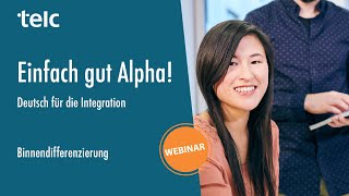 Einfach gut Alpha Deutsch für die Integration Binnendifferenzierung [upl. by Mervin987]