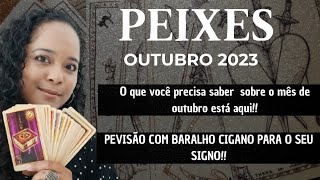 🌕PEIXES OUTUBRO 🌠 Previsão com Baralho Cigano para o signo de Peixes [upl. by Mari434]