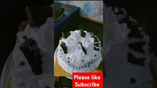 Black White combination Cake Design1M Nozzle shortfeed youtubeshorts cake [upl. by Xuaegram]