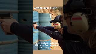 Tiro sob stress físicoCombate Veicular e Tactical Pistol com Rich Graham shorts tiro pistola [upl. by Ocsirf]