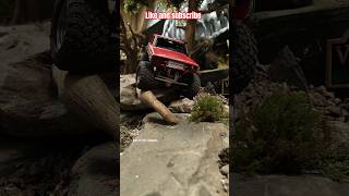 Custom xj Rambler minicrawler offroad microcrawler scx24 jeep tinytrucks [upl. by Harrus]