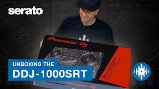 Pioneer DJ DDJ1000SRT Unboxing  First look with Serato [upl. by Annaili]