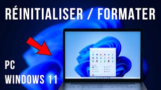 Comment Réinitialiser  Formater son pc windows 11 [upl. by Hopfinger]