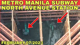 Manila Subway  METRO MANILA SUBWAY NORTH AVENUE STATION FEBRUARY072023 UPDATE [upl. by Enerod]