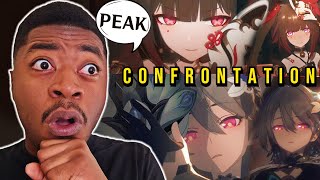 OMG  Honkai Impact 3rd x Honkai Star Rail Crossover Concept Trailer — Confrontation REACTION [upl. by Plusch128]