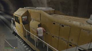 GTA V  Michael’s Wild Train Chase 🚂  Can He Get Inside the Moving Train GTA V [upl. by Farr]