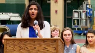 Hopkinton High School Chapter of the National Honor Society Induction Ceremony [upl. by Ahsotal]