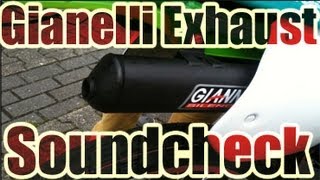 Gianelli 2 Stroke Exhaust Soundcheck KMX 125 GO PRO [upl. by Seel]