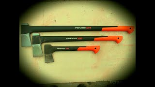 ТопорКолун Fiskars X11X25X27обзортест [upl. by Mharg139]