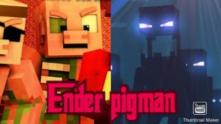 Ender pigman  Minecraft Enderman Rap amp Minecraft Nether Zombie Pigman Rap  RaveDj [upl. by Jasmine]