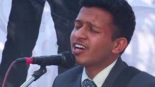 Sambodhan by Aadarsha Dotel Singing Competition 2074 Global College of Management [upl. by Isa]