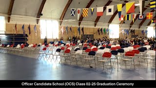 Officer Candidate School OCS Class 0225 Graduation Ceremony [upl. by Attemaj547]