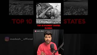 Top 10 Poorest States In India 😱😳 [upl. by Aneekahs]