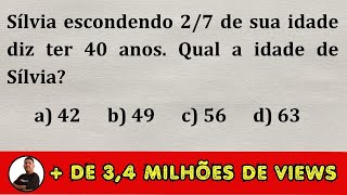 PROBLEMA DE MATEMÁTICA COM FRAÇÃO  NÍVEL 1  1  Prof Robson Liers  Mathematicamente [upl. by Donna]