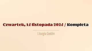 Kompleta  14 listopada 2024 [upl. by Iralam]