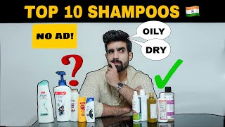 TOP 10 SHAMPOOS🇮🇳 BEST CHEMICAL FREE SHAMPOOS FOR ALL SCALP TYPES NO PAID PROMOTION TheFormalEdit [upl. by Marlen854]