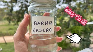 Cómo realizar BARNIZ CASERO impermeabilizante casero [upl. by Tronna]