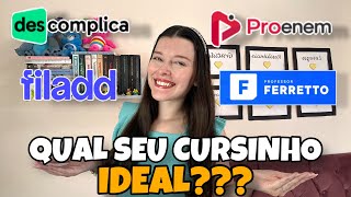 QUAL CURSINHO ONLINE ESCOLHER PARA ESTUDAR PARA O ENEM  Qual Seu Cursinho Ideal [upl. by Gensmer59]