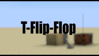 How To Make A Reverse T Flip Flop In Minecraft [upl. by Case]