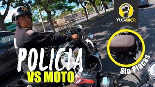 Esto pasa cuando te detiene la policía en Yucatán  tramitar la placa de tu moto [upl. by Cyler]