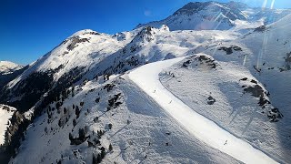 SNOWBOARDING from MAYRHOFEN to HINTERTUX Glacier Austria  Spring March 2022  GoPro Hero 8 [upl. by Shelby620]