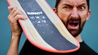 WE TEST THE UNBREAKABLE IMPACT SKATEBOARD [upl. by Alleyn]